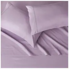TEFI HOME - Juego de Sábanas Lila KING