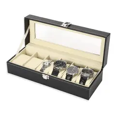INSPIRA - Caja Organizadora Porta Relojes 6 Compartimientos