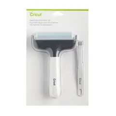CRICUT - Kit De Rodillo Aplicador Y Pinzas Anchas Para Tela -