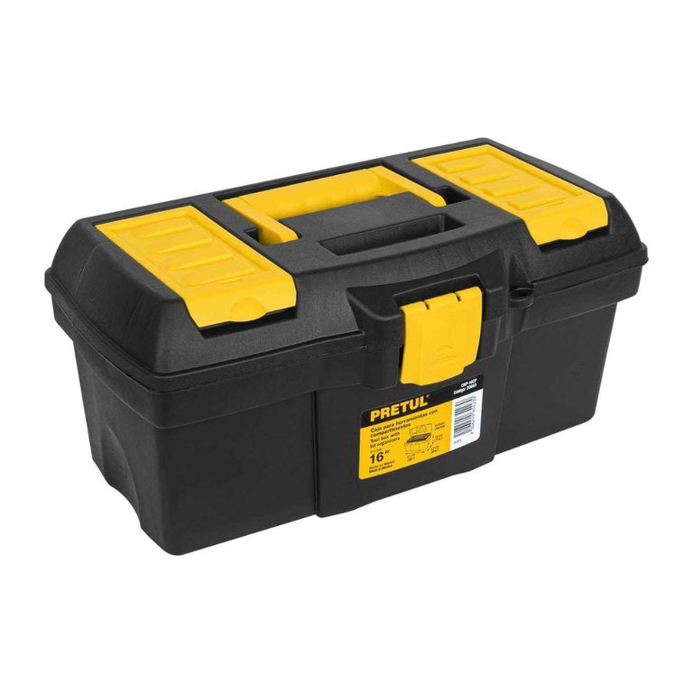 Caja De Herramientas Con Compartimientos 16 Pulgadas
