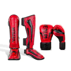 VENUM - Pack Guantes Canillera Rojo Champion