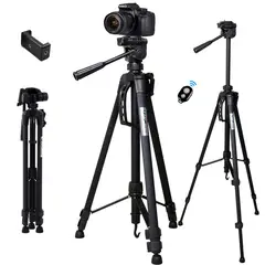 WEIFENG - Tripode Parante 1.6 + Adaptador Celular + Disparador Bluetooth