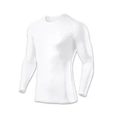 GENERICO - Polo Licra Manga Larga Blanco M