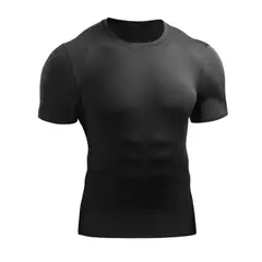 GENERICO - Polo LIcra Manga Corta Negro XL