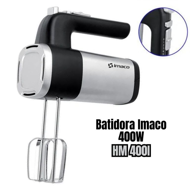 Batidora de Mano Turbo HM400I 400W - Cromada