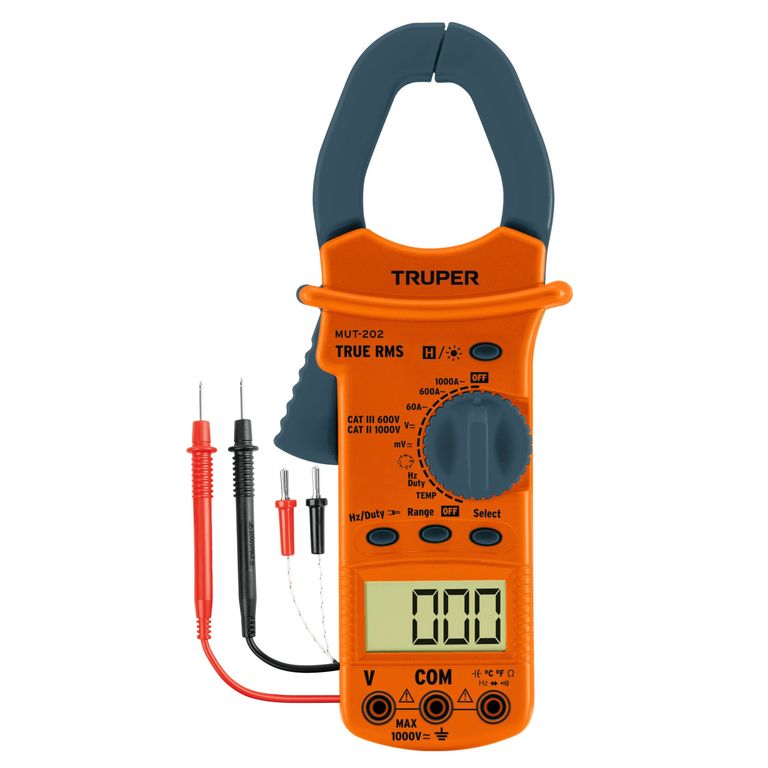 Multimetro digital pinza amperimetrica de gancho