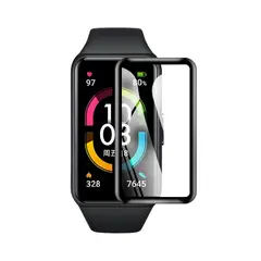 GENERICO - Protector de Vidrio Templado 3D Para Huawei Band 7 Negro