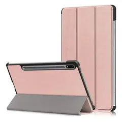 GENERICO - Funda Book Cover Para Tablet Samsung Tab S8 11 SM-X700 Dorado