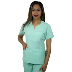 TWELVE - -conjunto scrub corazón - verde agua