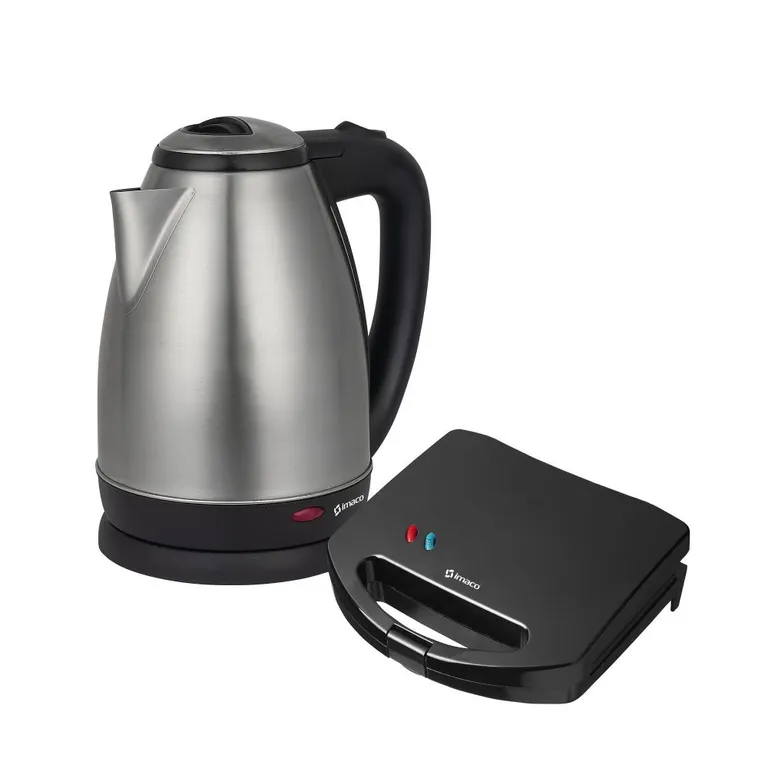 Combo hervidor 1.8l ke1801+Sandwich maker 2 panes negro ist101n