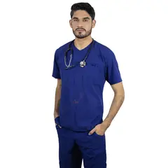 TWELVE - - scrub camisero - azul acero