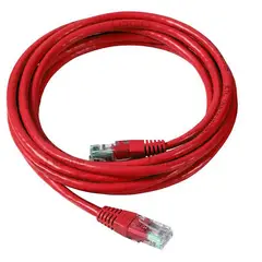 3M - 3M K6 Patch Cord CAT 6 U-UTP Rojo - VOL-6ULB-L3-R