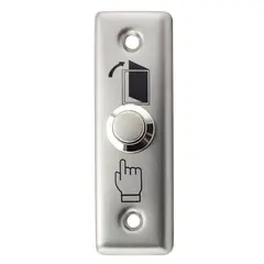 ZKTECO - Botón de Salida Metal 12V - EX-801A