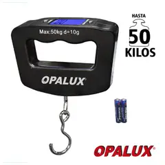 OPALUX - Balanza De Mano Digital Lcd 50kg Bascula Profesional Maletas
