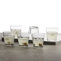 INSPIRA - Juego de 6 Mini Copitas de Shot Tequila Chupito de Vidrio