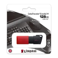 KINGSTON - Memoria Usb 3.2 128gb Dtx M, Negra Gen 1 Dtxm/128gb