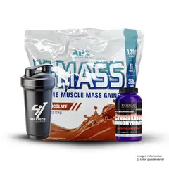 ANS PERFORMANCE - Pack Ans N Mass 6lb Chocolate Creatina 300gr Shaker