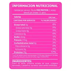 FITFEM - Proteína Fem Pro 1100gr Vainilla