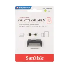 SANDISK - Memoria USB OTG 256GB 150MB ULTRA Dual Drive TIPO C USB 3.1