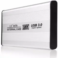 GENERICO - Case Disco Duro Externo Sata 2.5" Usb 3.0 Laptop Pc Portatil Notebook