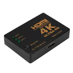 GENERICO - Hdmi Switch 3 x 1 4k ULTRA HD con control remoto multiplica hdmi 3 x 1