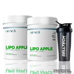 NWB - Fibra Concentrada Lipo Apple 500gr Manzana X2 Shaker