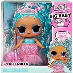 LOL SURPRISE - Muñeca LOL Big Baby Hair Hair Hair Splash Queen