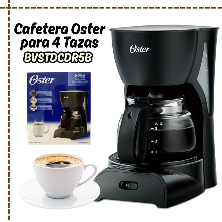 Cafetera Electrica 4 Tazas BVSTDCDR5N - NEGRO