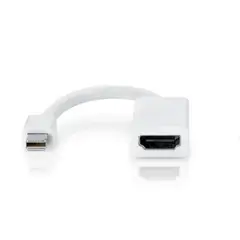 GENERICO - Adaptador Convertidor Mini Displayport A hdmi Mdp A hdmi Mac Blanco