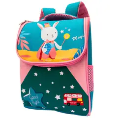 MINARI - Mochila Escolar Infantil para Niños Conejito Mago Rosa 616M