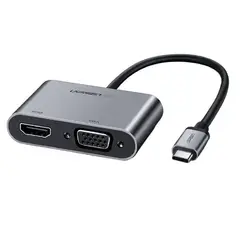 UGREEN - Adaptador Convertidor USB-C a HDMI / VGA 50505