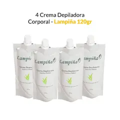 GENERICO - 4 Crema Depiladora Corporal Lampiña