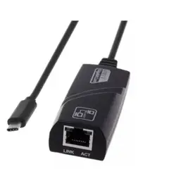 GENERICO - Adaptador Usb 3.1 tipo C a Rj45 Usb Lan Ethernet