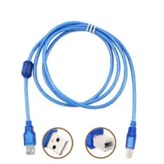 GENERICO - Cable Para Impresora Escaner Usb 2.0 5 Metros - Azul