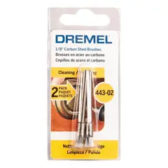 DREMEL - Cepillos De Acero Al Carbón 1/8 X 2 Unidades 443