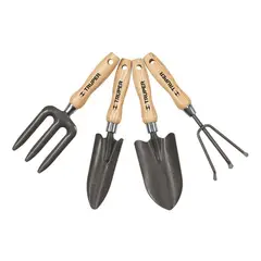 TRUPER - Juego de 4 herramientas de 6" para jardin,