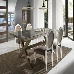 DMUEBLES - DM Comedor Medallón Rustico