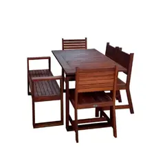 MOBILIARI - MP Comedor Lilia 4 Sillas + Banqueta