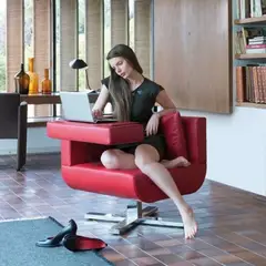 DMUEBLES - Butaca Multiuso Rinna Rojo