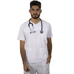TWELVE - - scrub camisero - blanco