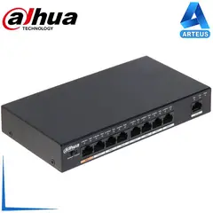 DAHUA - Pfs3009-8et-96 - switch poe 8 puertos 10/100 96w