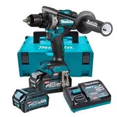 MAKITA - Taladro Atornillador XGT 40V 140-68nm BL XPT 2 x 4.0Ah
