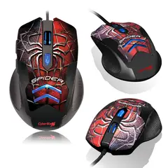 CYBERTEL - Mouse Gamer Hasta 7200Dpi Diseño Ergonómico Spider