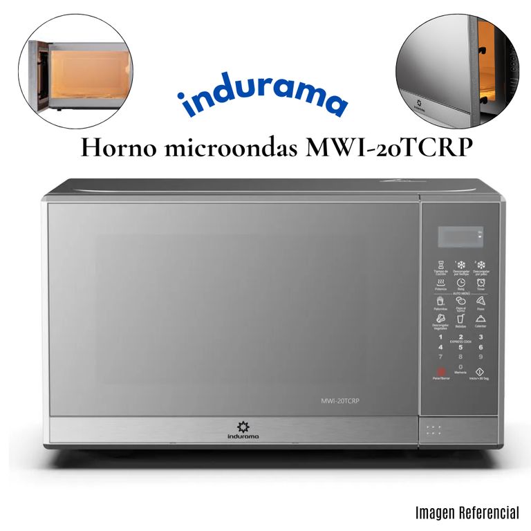 Horno Microondas MWI-20CRP - Plomo