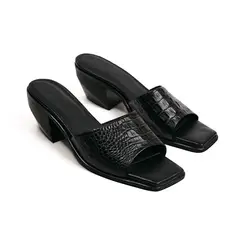 MATISMA - Sandalias Con Tacos Para Mujer Grecia Negro
