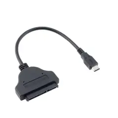GENERICO - Adaptador Usb 3.1 tipo C a Sata Disco Duro 2.5" SSD HDD