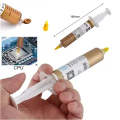 GENERICO - Pasta Termica HY610 dorada 20g silicona refrigerante para PCU