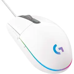 LOGITECH - Mouse Gamer G203 con 6 Botones Programables Blanco