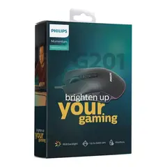 PHILIPS - Mouse Gamer G201 SPK9201 RGB 8 BOTONES