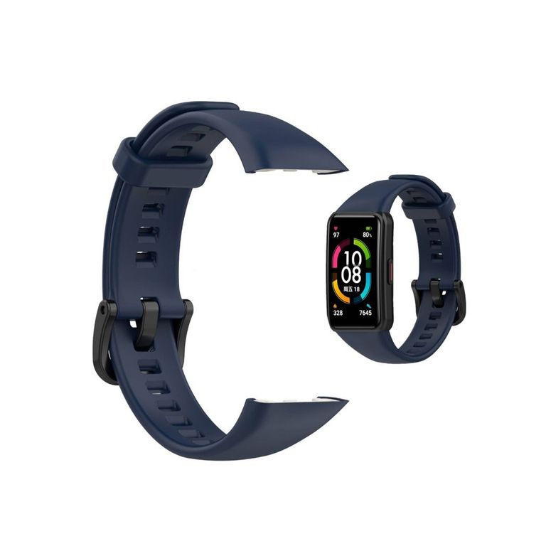 Correa De Silicona Para SmartWatch Huawei Band 6 Azul